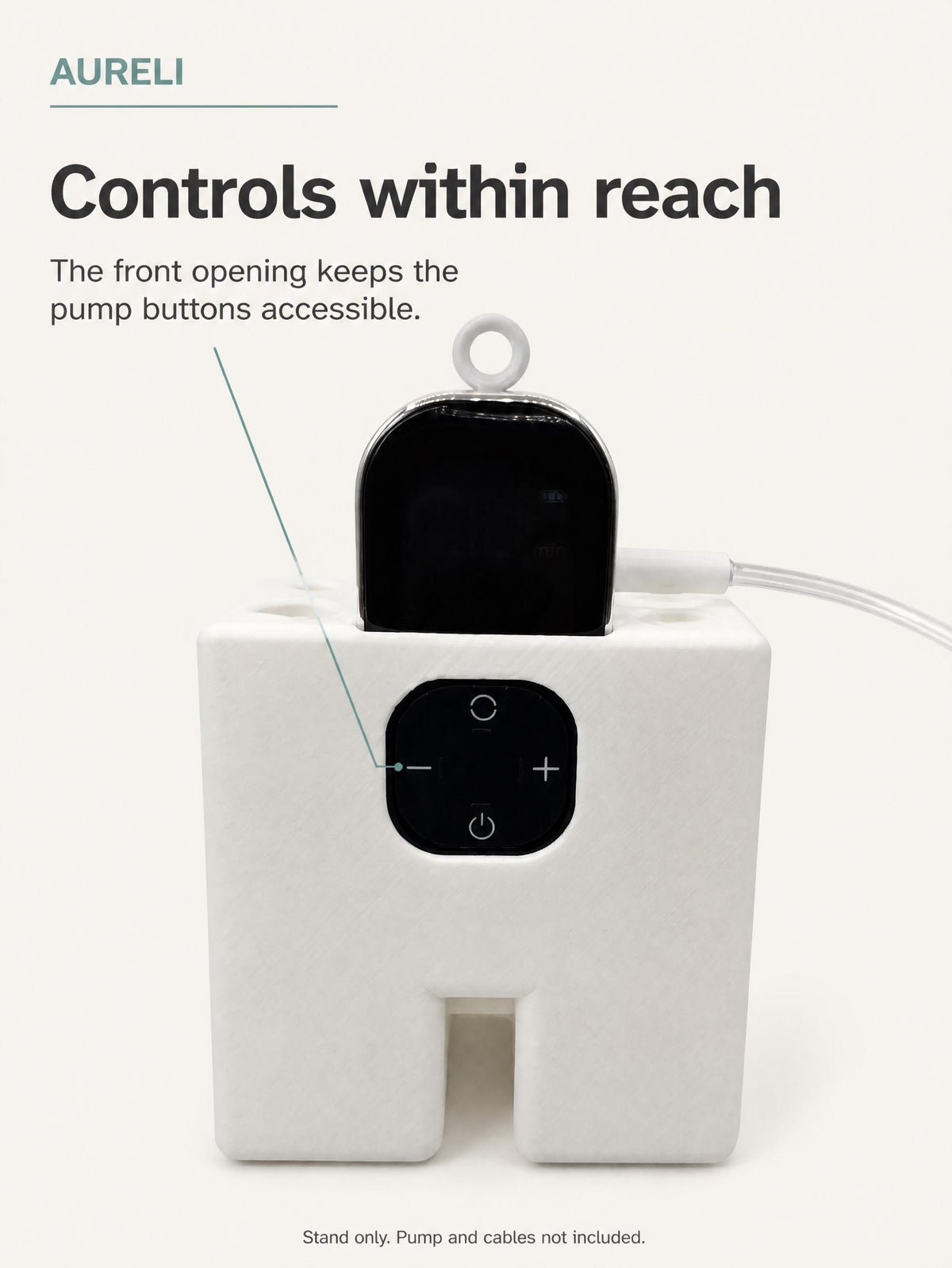 Open front keeps pump controls accessible