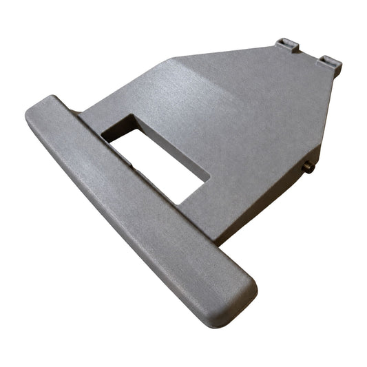 Aureli gray PETG replacement foot pedal with steel pivot pins, compatible with Kohler 47 L step trash can