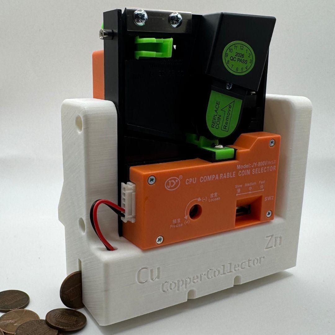 Copper Collector Automatic Penny Sorter with Power Supply - image 6