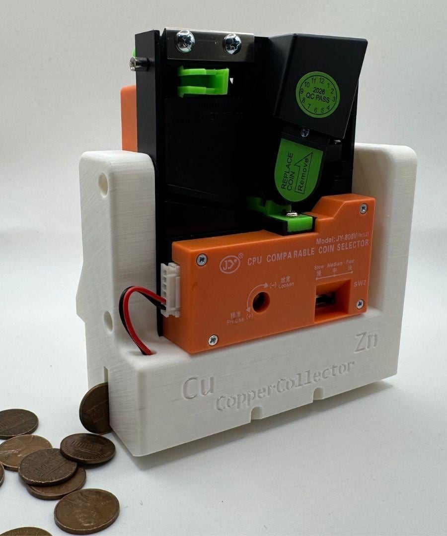Copper Collector Automatic Penny Sorter with Power Supply - image 8