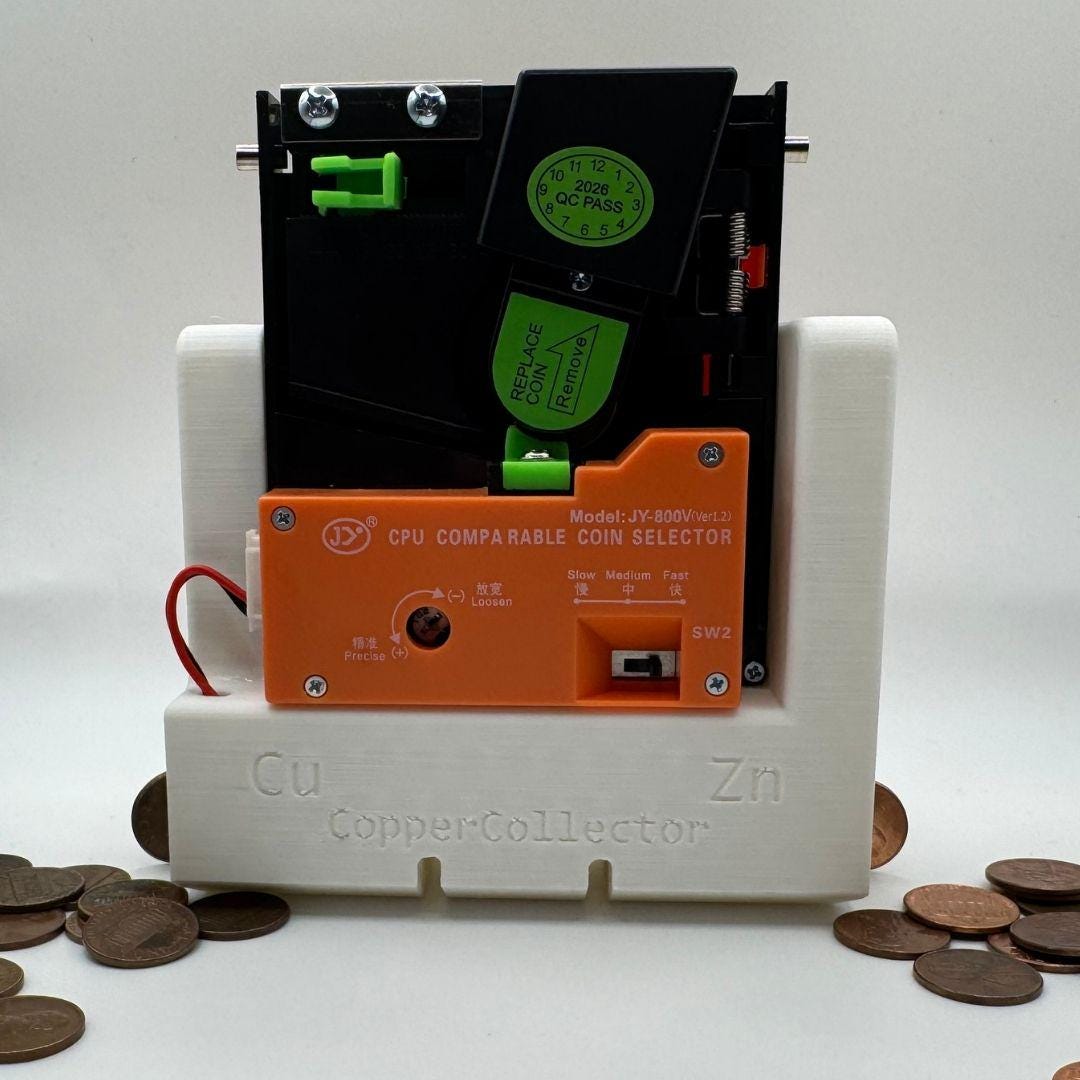 Copper Collector Automatic Penny Sorter with Power Supply - image 7
