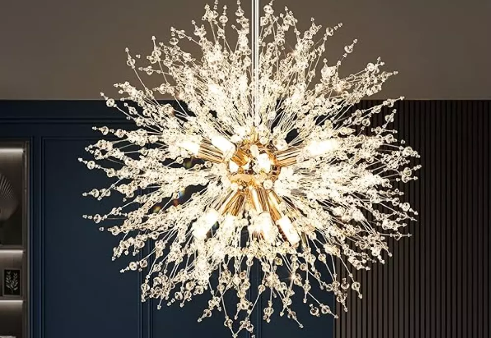 crystal dandelion chandelier