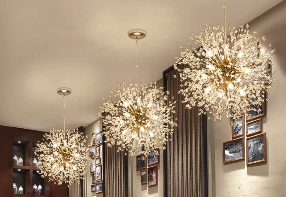 glass globes chandelier
