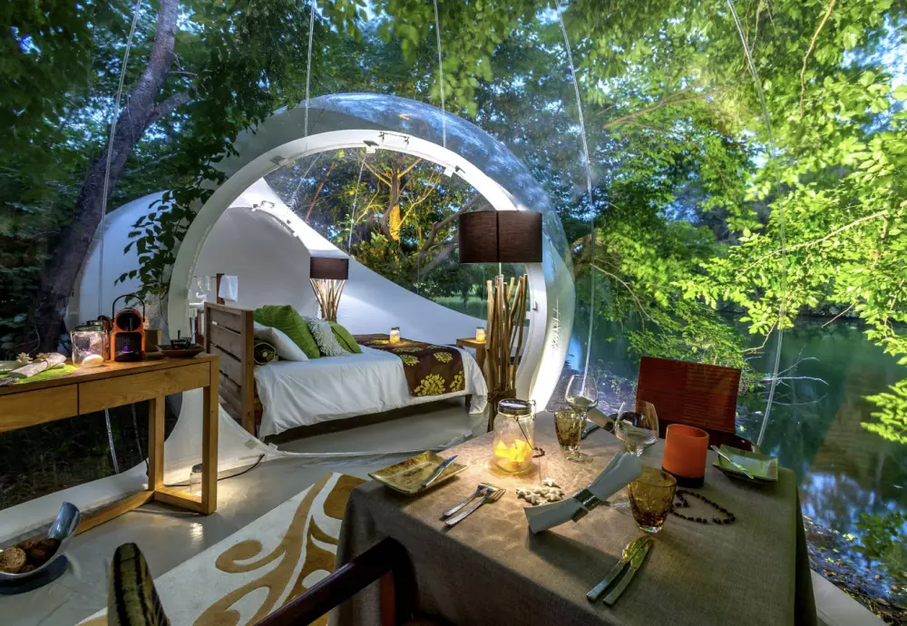 inflatable lawn tent bubble