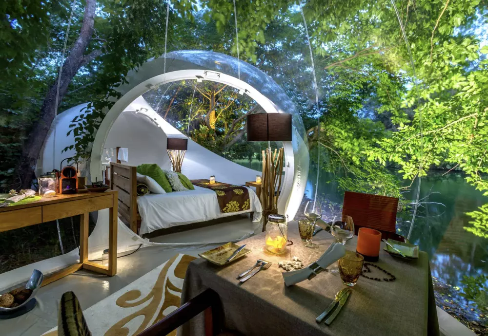 pop up transparent tent