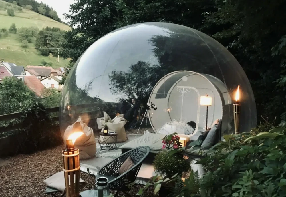 outdoor bubble tents