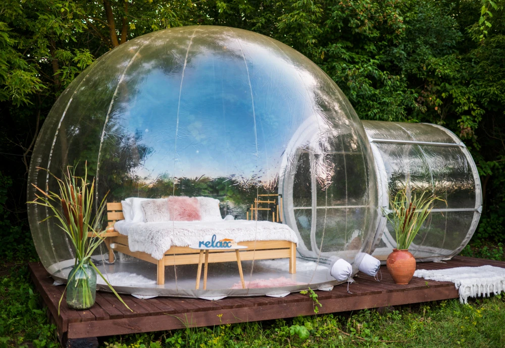 clear bubble tents